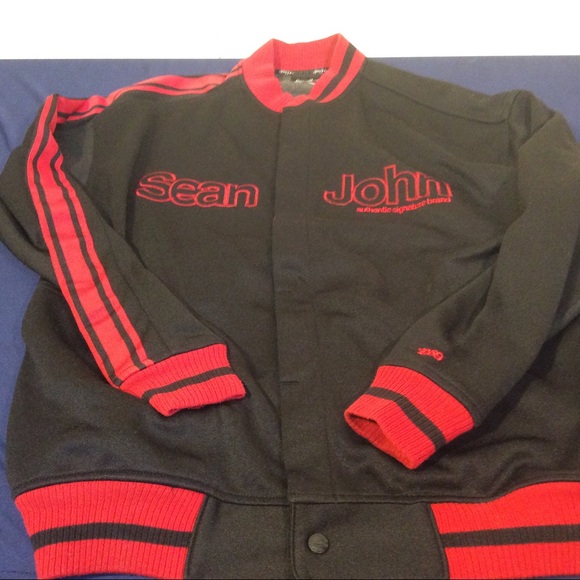 Sean John vintage Varsity Jacket Mens Size Large - Picture 7 of 10